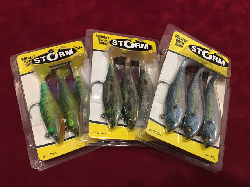 Storm 4 7/16 oz. Wildeye Swim Shad Pre-Rigged Swimbait Assortment