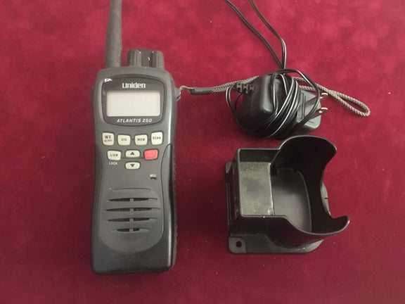 Uniden Atlantis 150 2-Way Marine VHF Radio - Can use to call Lockmaster for locking through