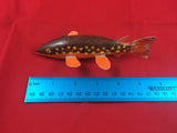 Vintage Ice Fishing Spearing Decoy Lure - Folk Art - Collection Purchased in the early 90's (Image One - Top View)