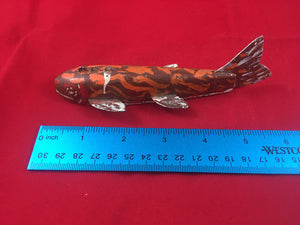 Vintage Ice Fishing Spearing Decoy Lure - Folk Art - Collection Purchased in the early 90's (Image Two - Bottom View)