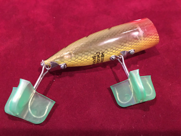 VINTAGE Heddon Chugger Spook White/Clear Minnow 3 Topwater/Surface fishing  Lure