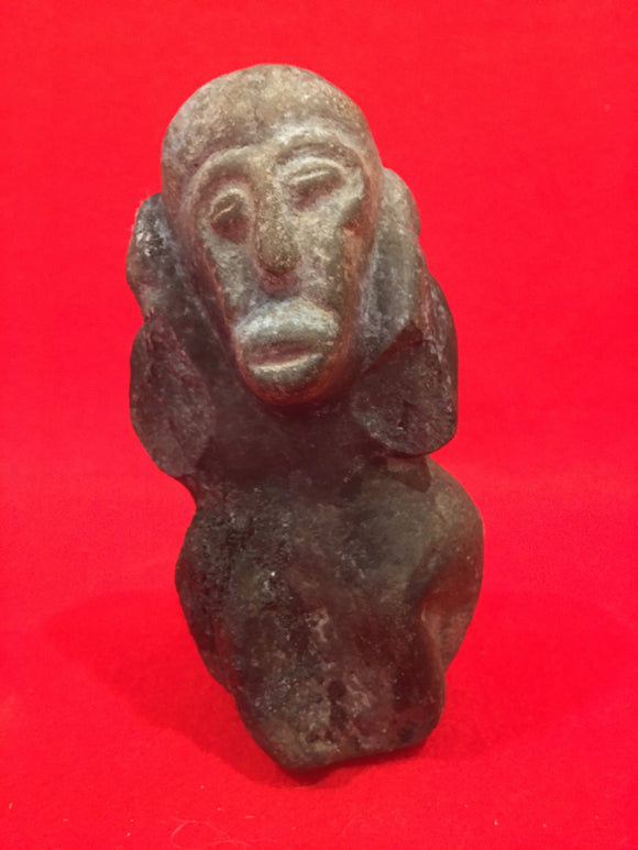Precolumbian Stone Fertility Goddess Haiti 6 1/4