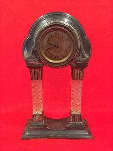 Art Deco Clock 9 1/2" Wide 15 1/2" Tall