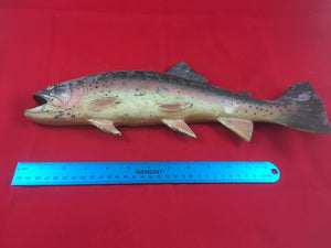 Steel Trout Vintage Advertising Display (Image One - Top View) (Used Cndition)