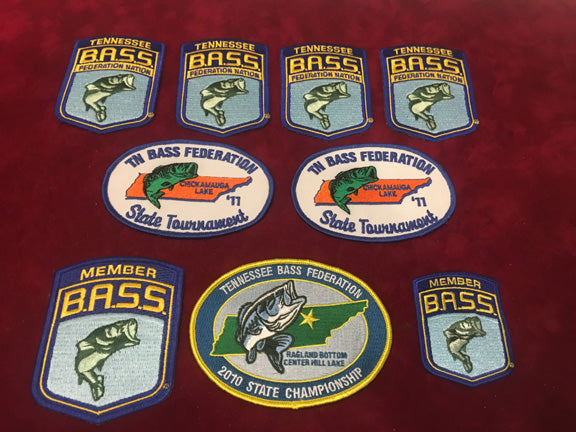 Assorted Fishing Patches – Reclaimed Baits